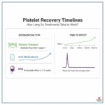 How long does it take for diet or medications to increase platelet count?
