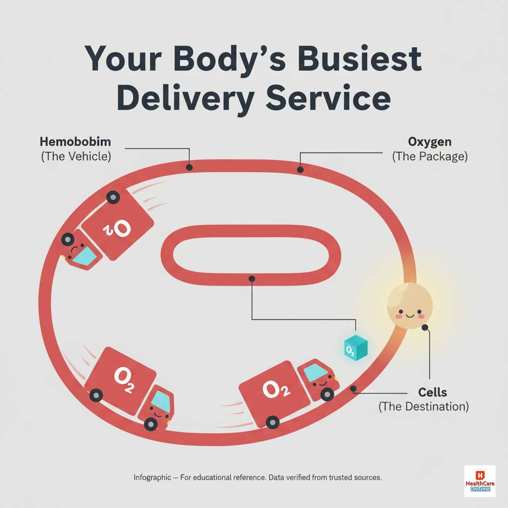 The Delivery Service of the Body: The Role of Hemoglobin
