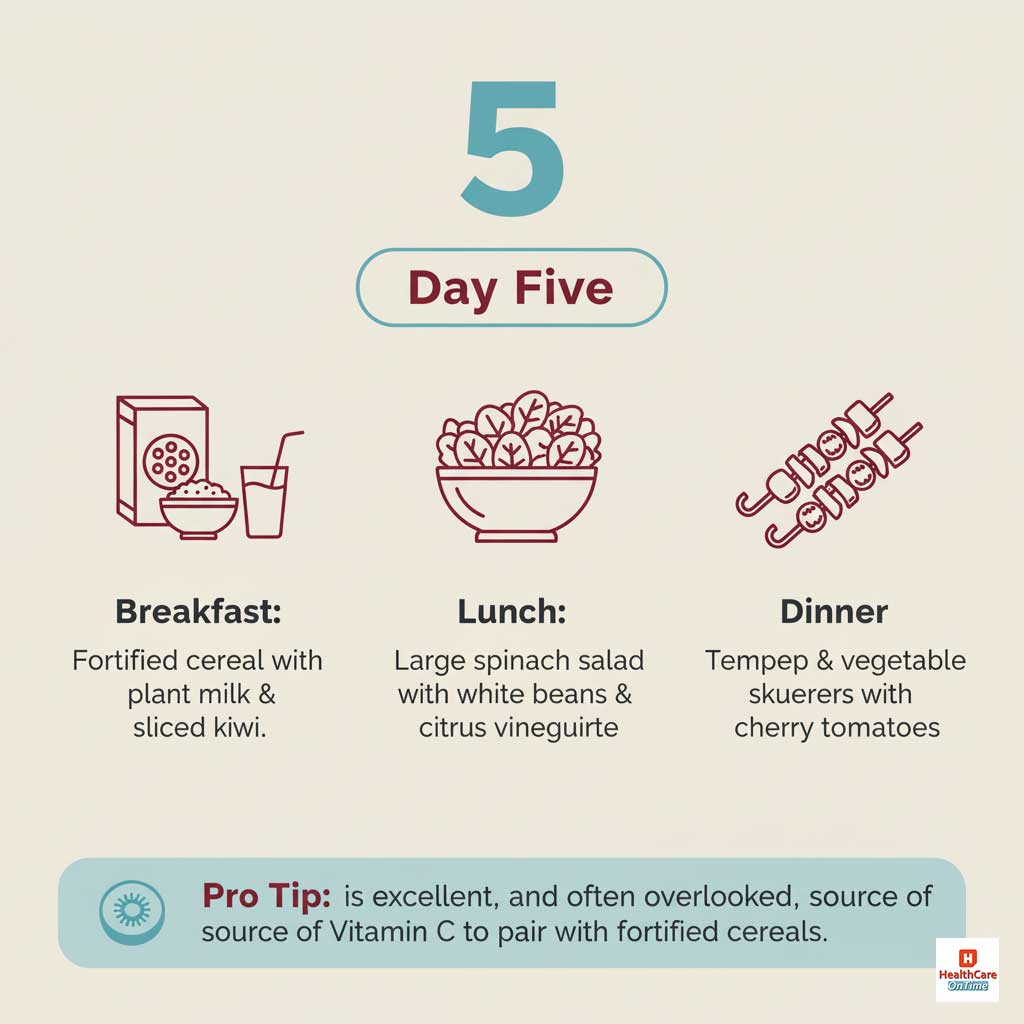 Iron-Boost Plan: Day 5 — Variety