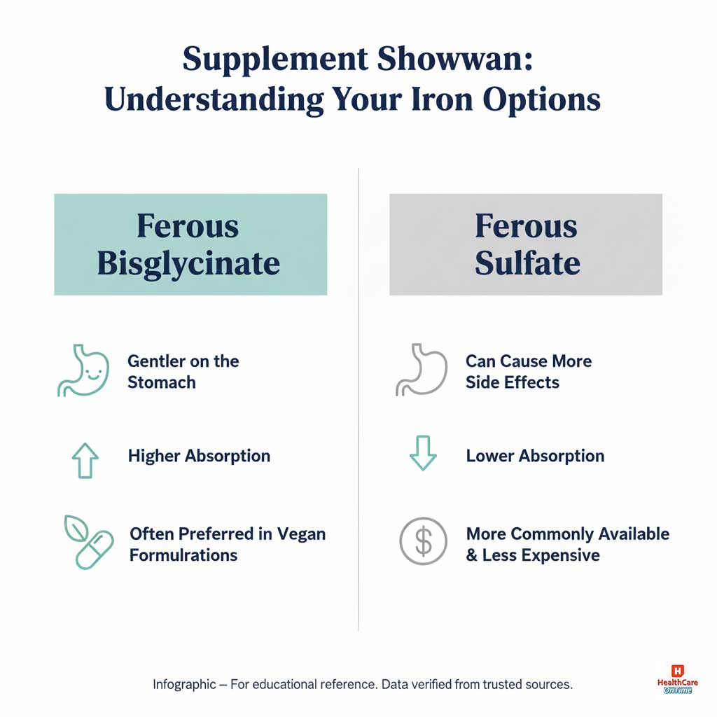 Supplement Showdown: Ferrous Bisglycinate vs. Ferrous Sulfate