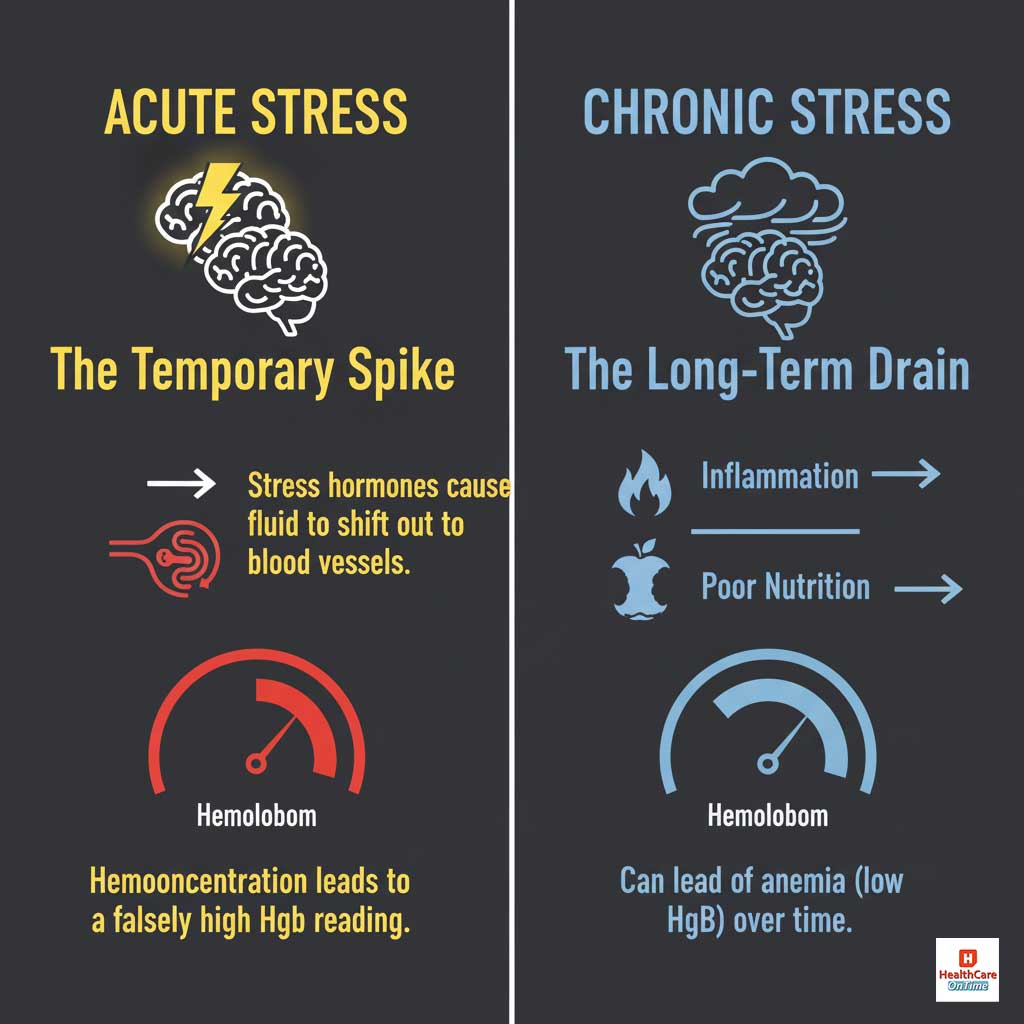 Stress & Hemoglobin: A Tale of Two Effects