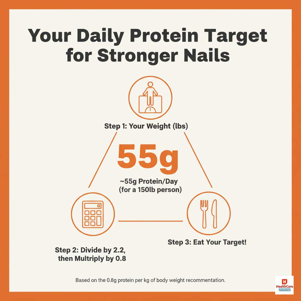 Daily Protein Calculator for Nail Strength