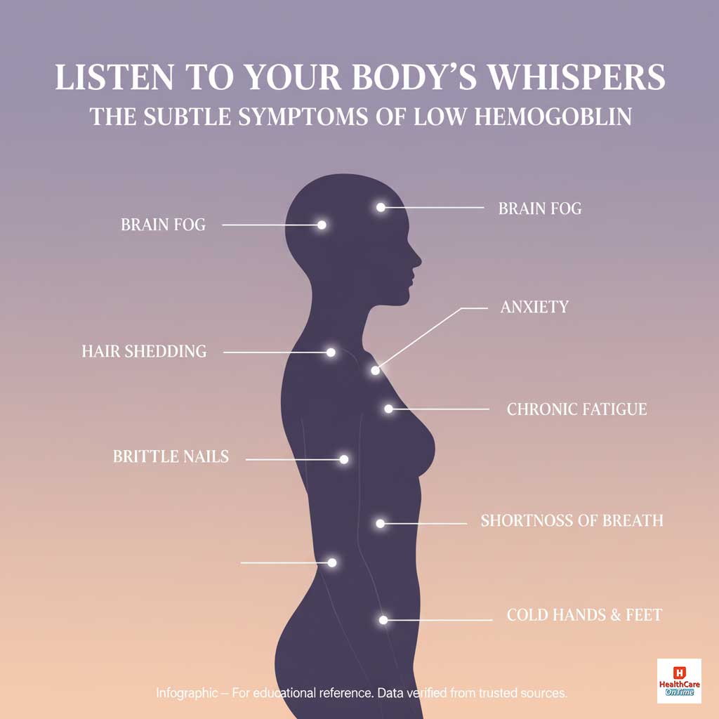 Beyond the Obvious: The Subtle Signs of Low Hemoglobin