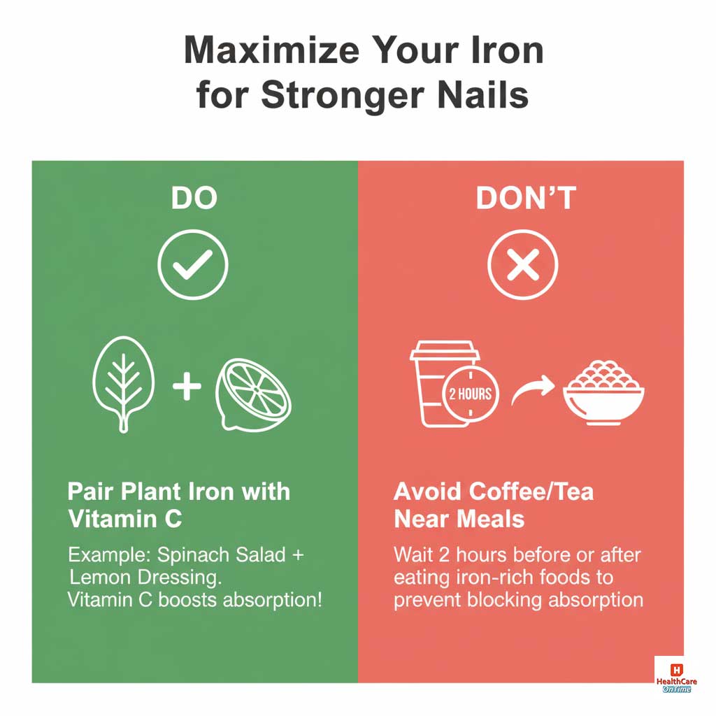 The Iron & Vitamin C Power-Up for Nails