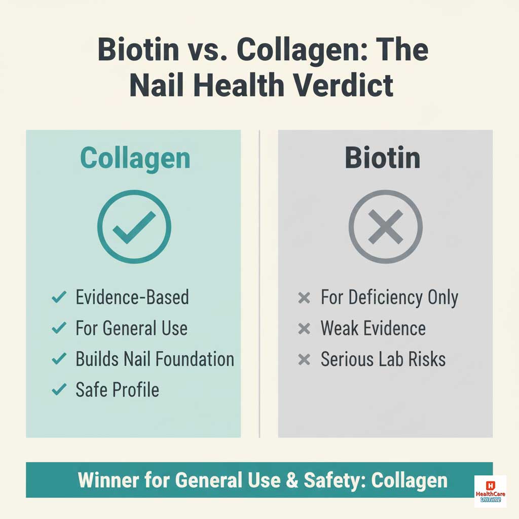 The Final Verdict: Collagen vs. Biotin for Nail Health