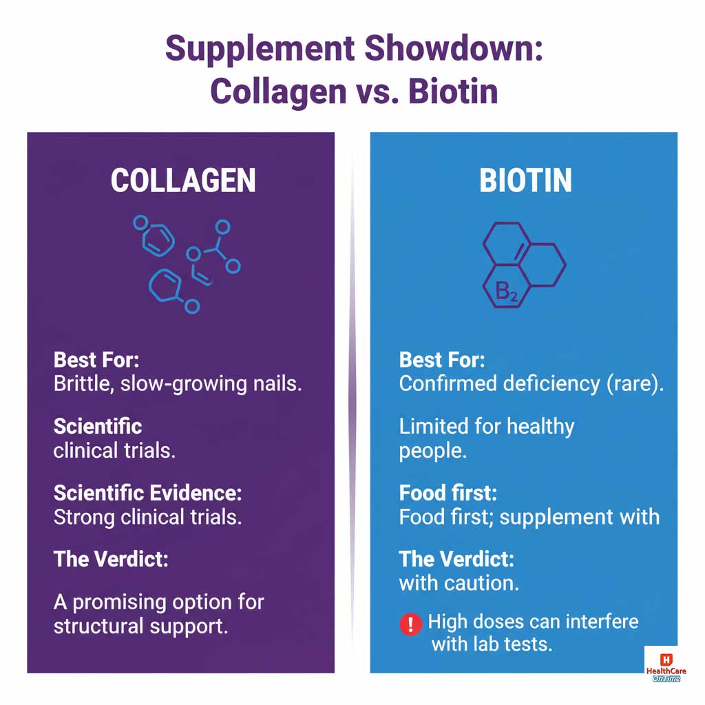 Collagen vs. Biotin: The Supplement Showdown
