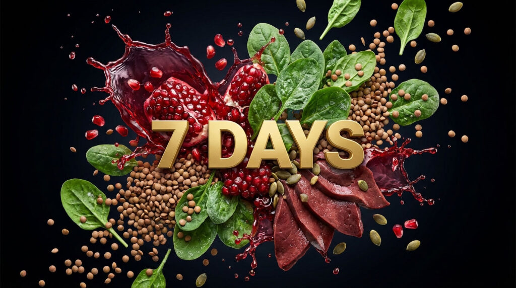 7-Day Meal Plan to Increase Hemoglobin Fast & Naturally (Non-Veg, Veg & Vegan)