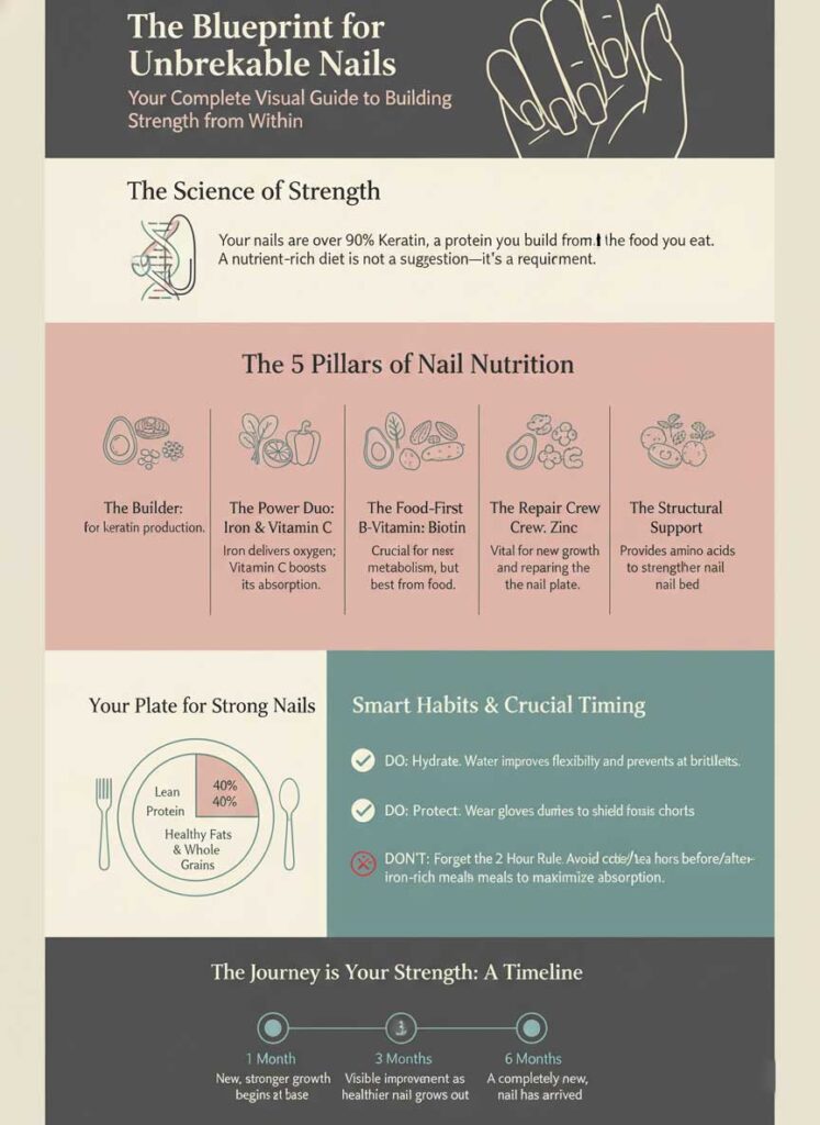 Best Foods for Stronger Nails: Expert Tips & Grocery List