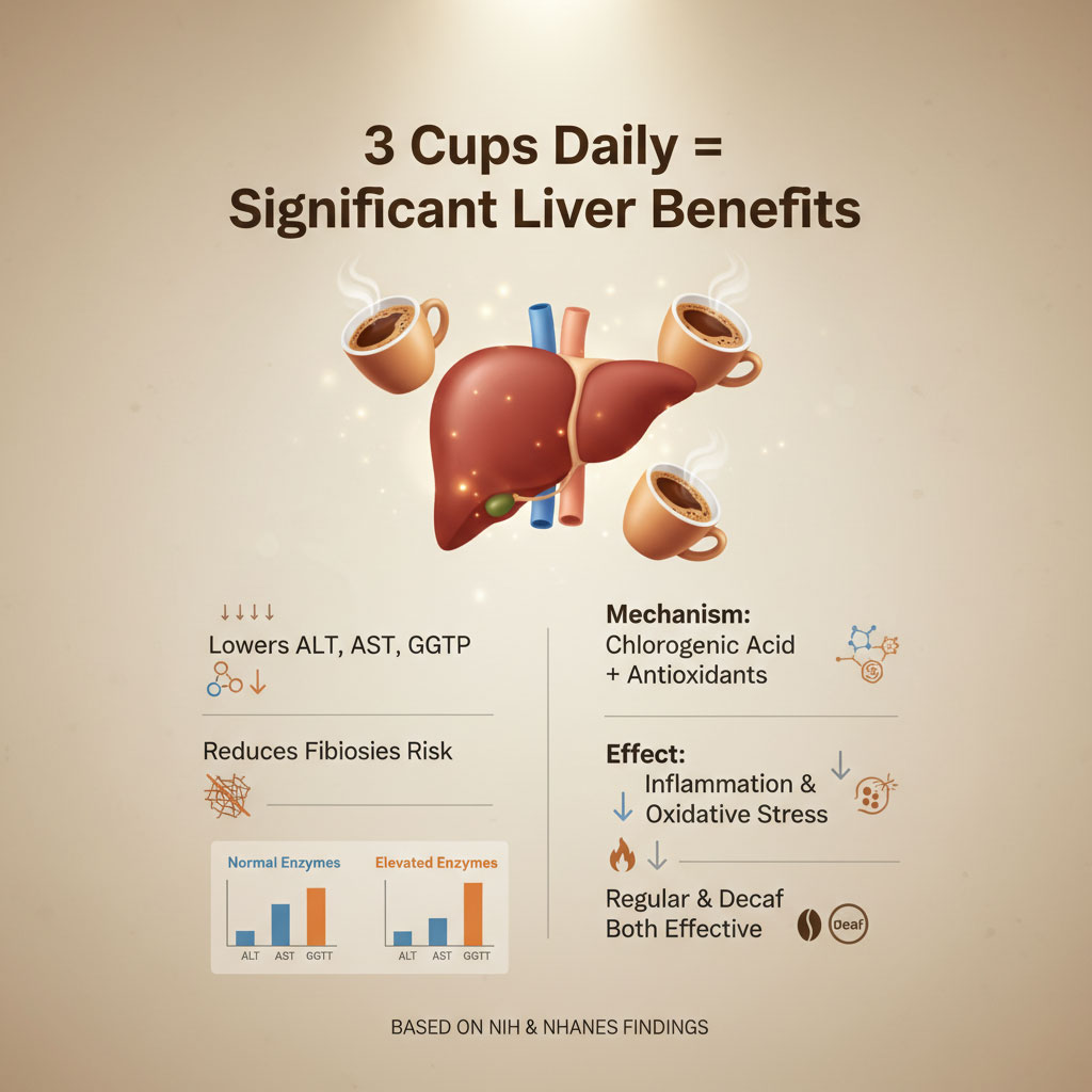 Coffee As Medicine: How 3 Cups a Day Can Lower Liver Enzymes