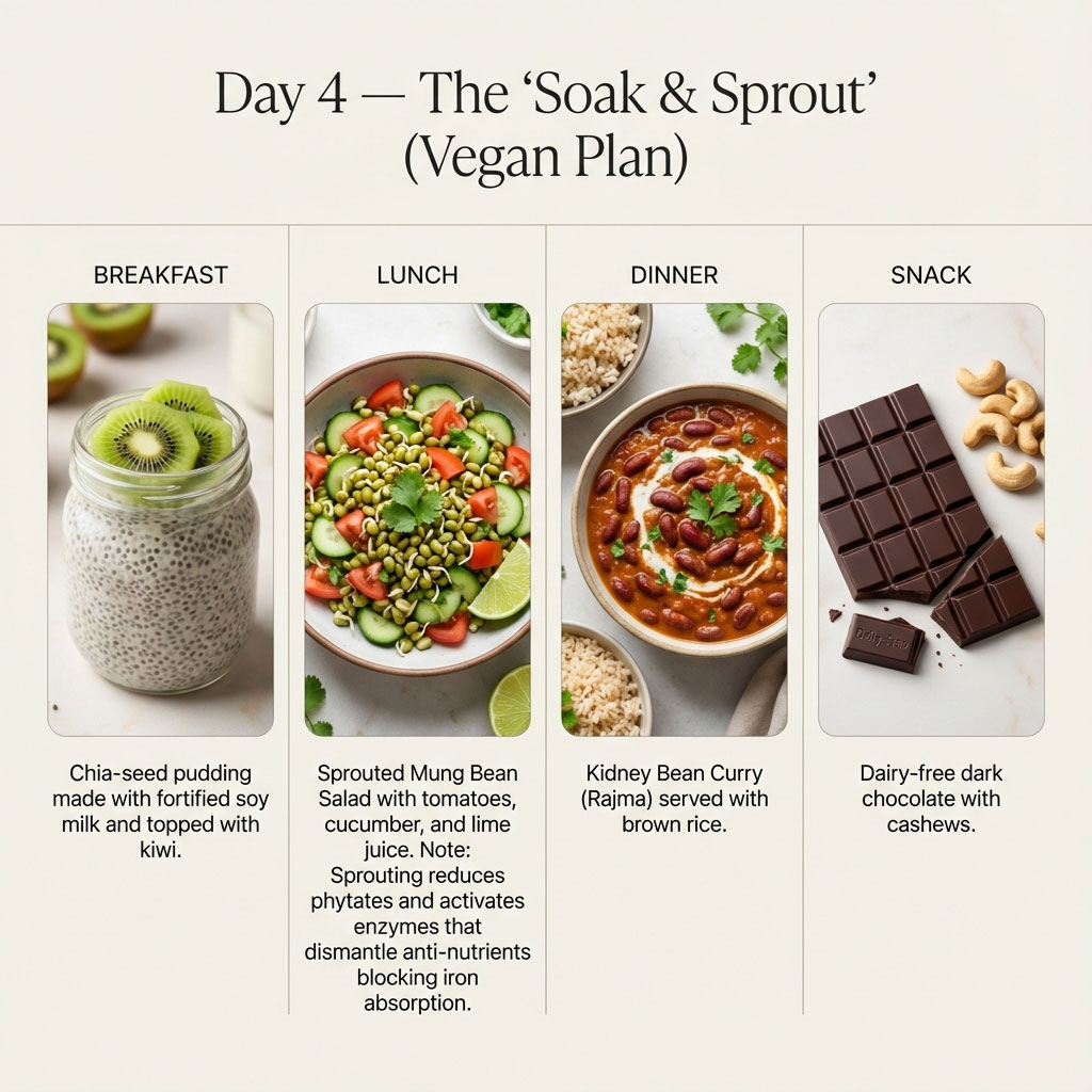 Day 4: The "Soak & Sprout"