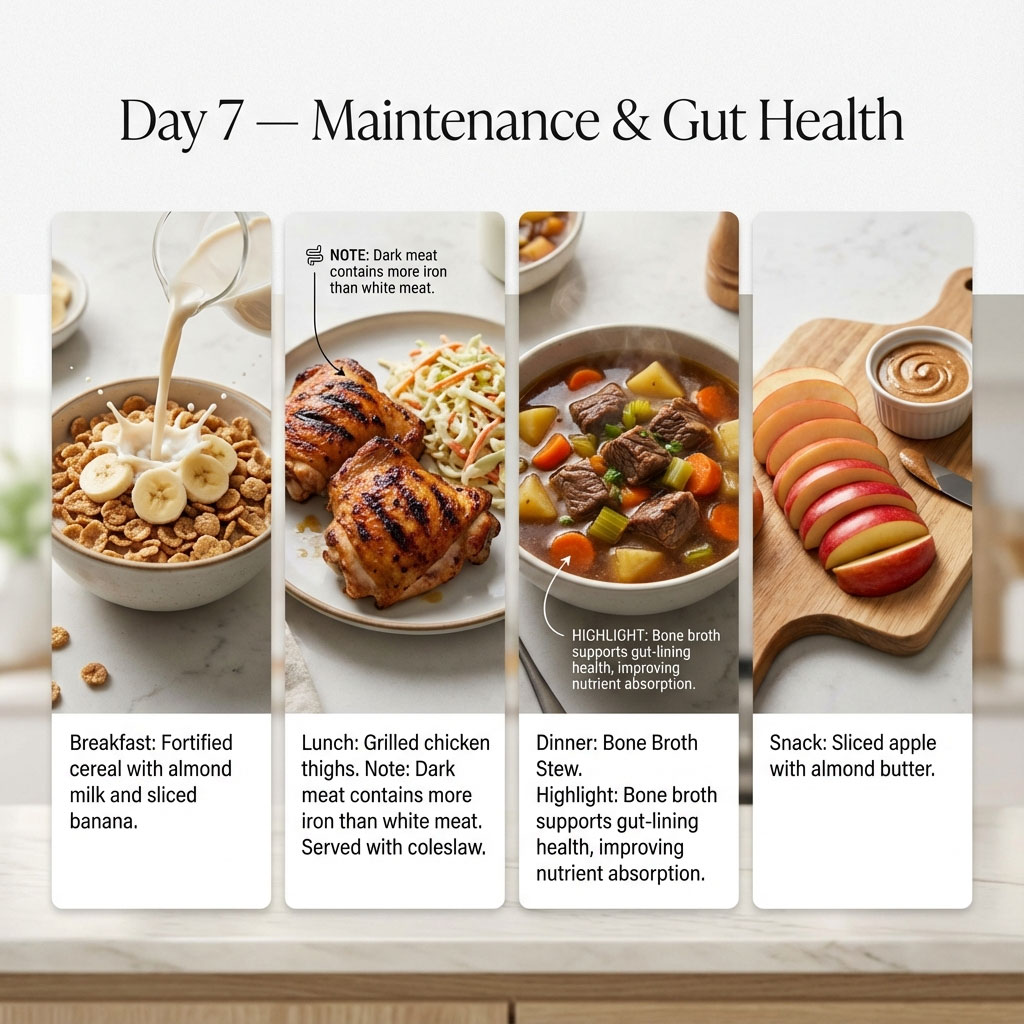 Day 7: Maintenance & Gut Health