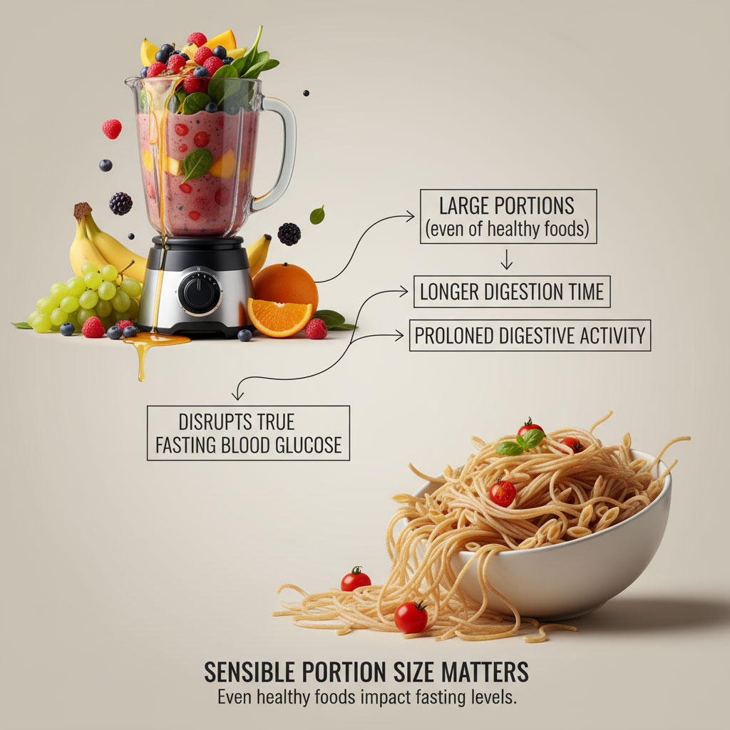 Excessive Portions of Even "Healthy" Foods