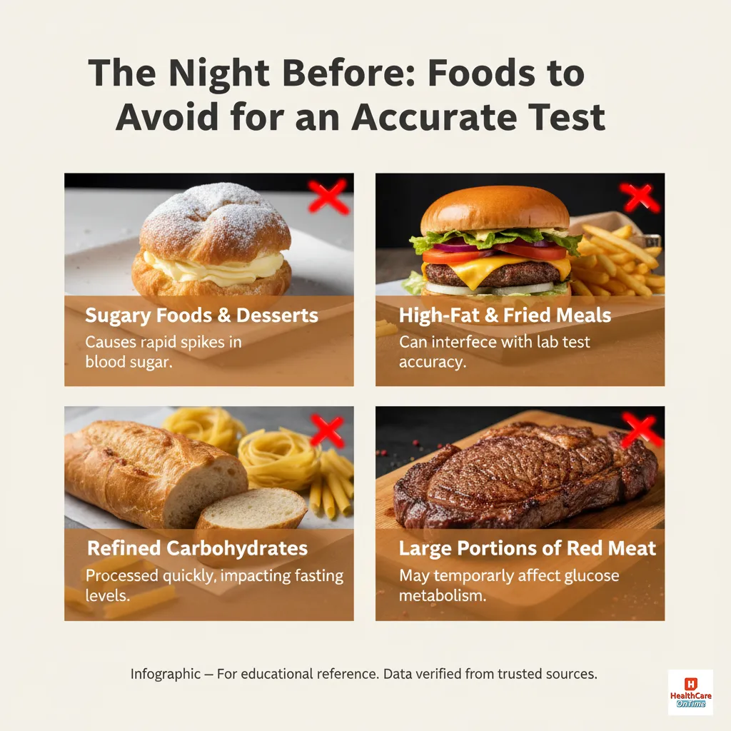Foods That Can Skew Your Glucose Test Results - Infographic