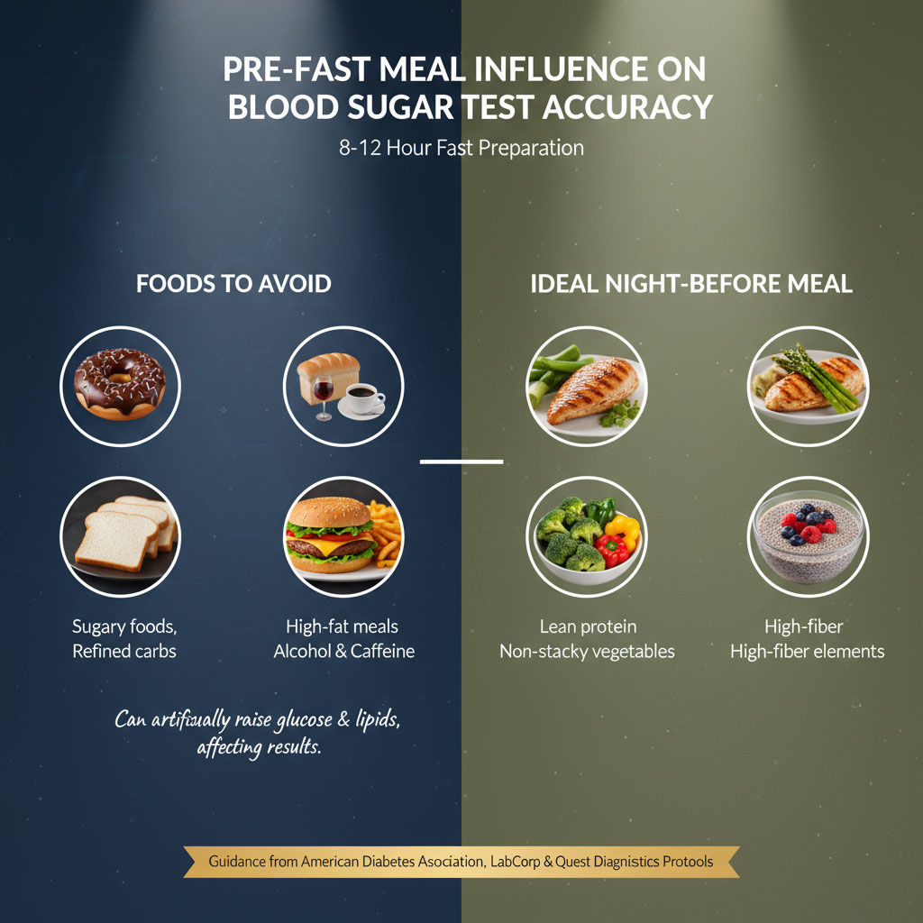 Foods to Avoid the Night Before a Blood Sugar Test