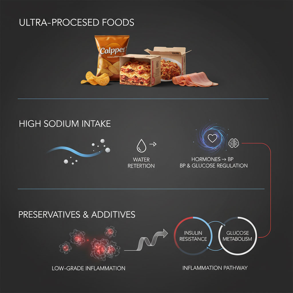 Heavily Processed & High-Sodium Foods