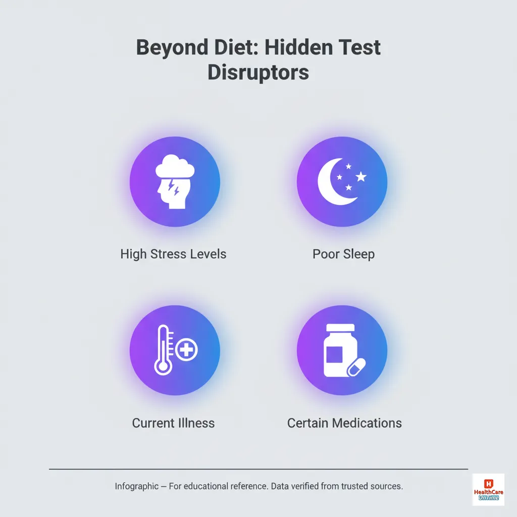 Hidden Factors That Can Skew Your Blood Sugar Test - Infographic