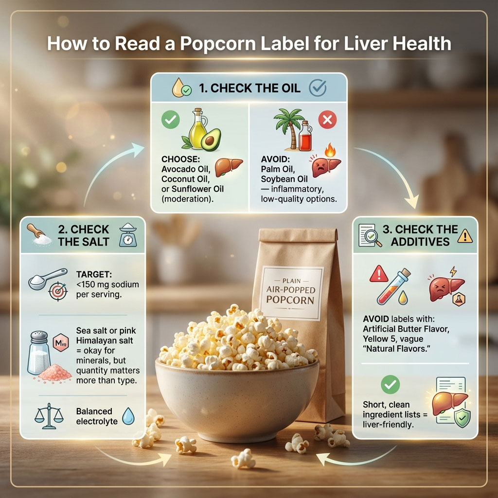 How to Read a Popcorn Label for Liver Health