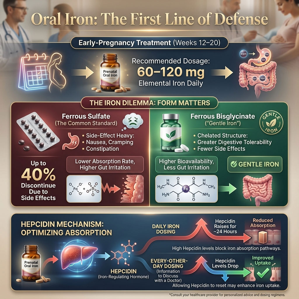 Oral Iron: The First Line of Defense