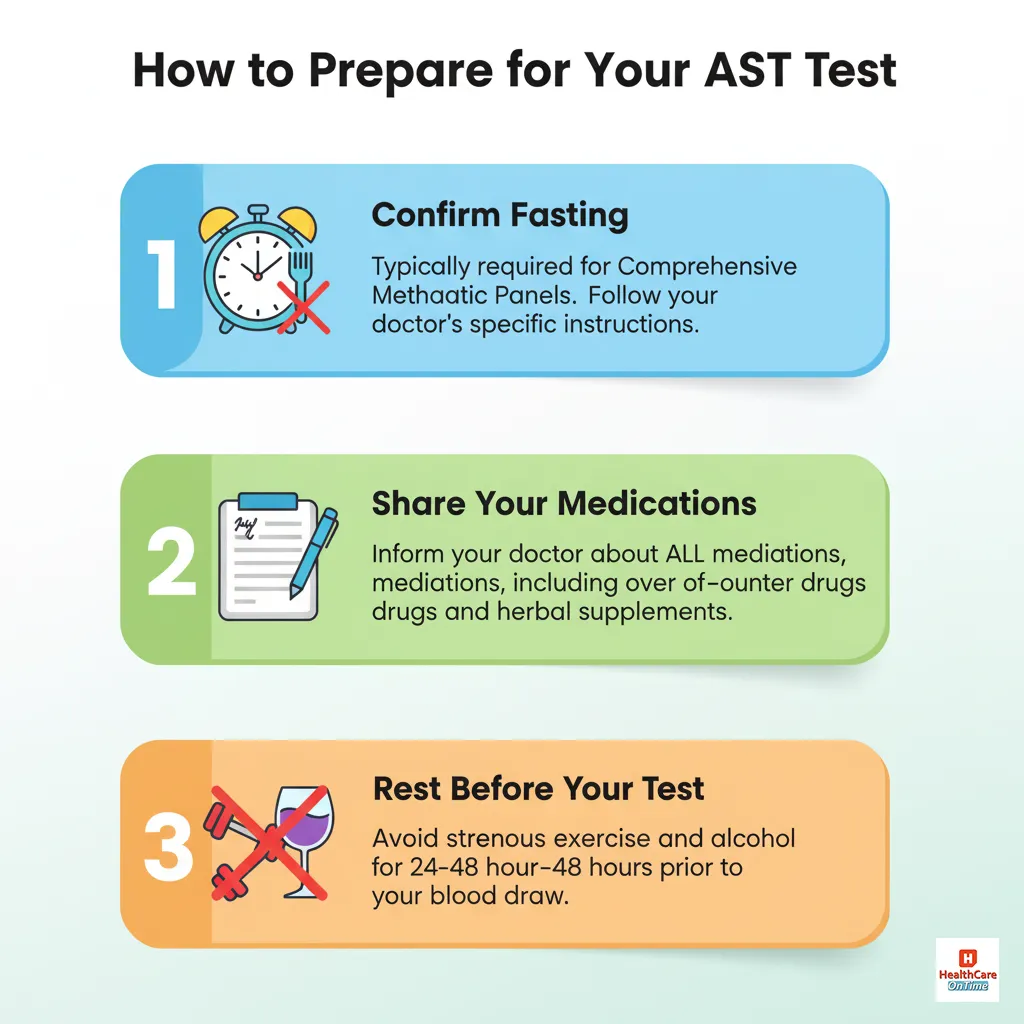Preparing for Your AST Blood Test - Infographic