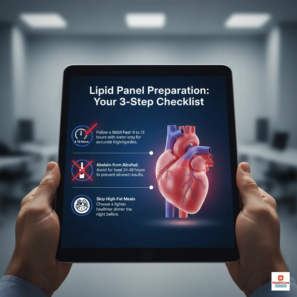 Preparing for Your Heart Health Panel - Infographic