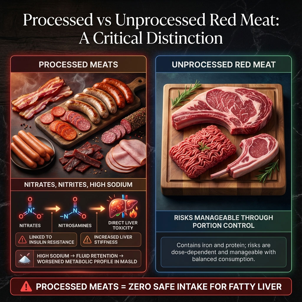 Processed vs. Unprocessed Red Meat: A Critical Distinction