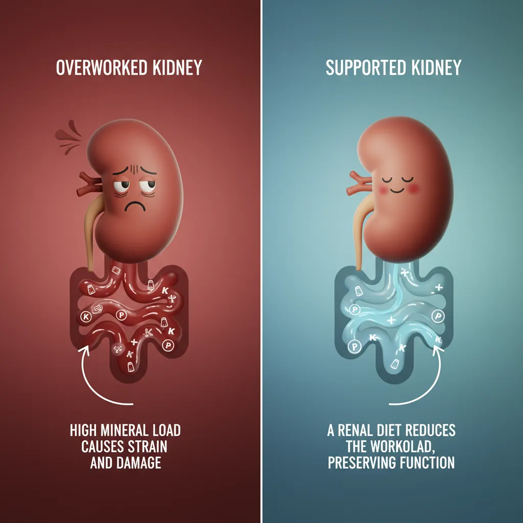 Protecting Your Kidneys - The Goal of a Renal Diet - Infographic