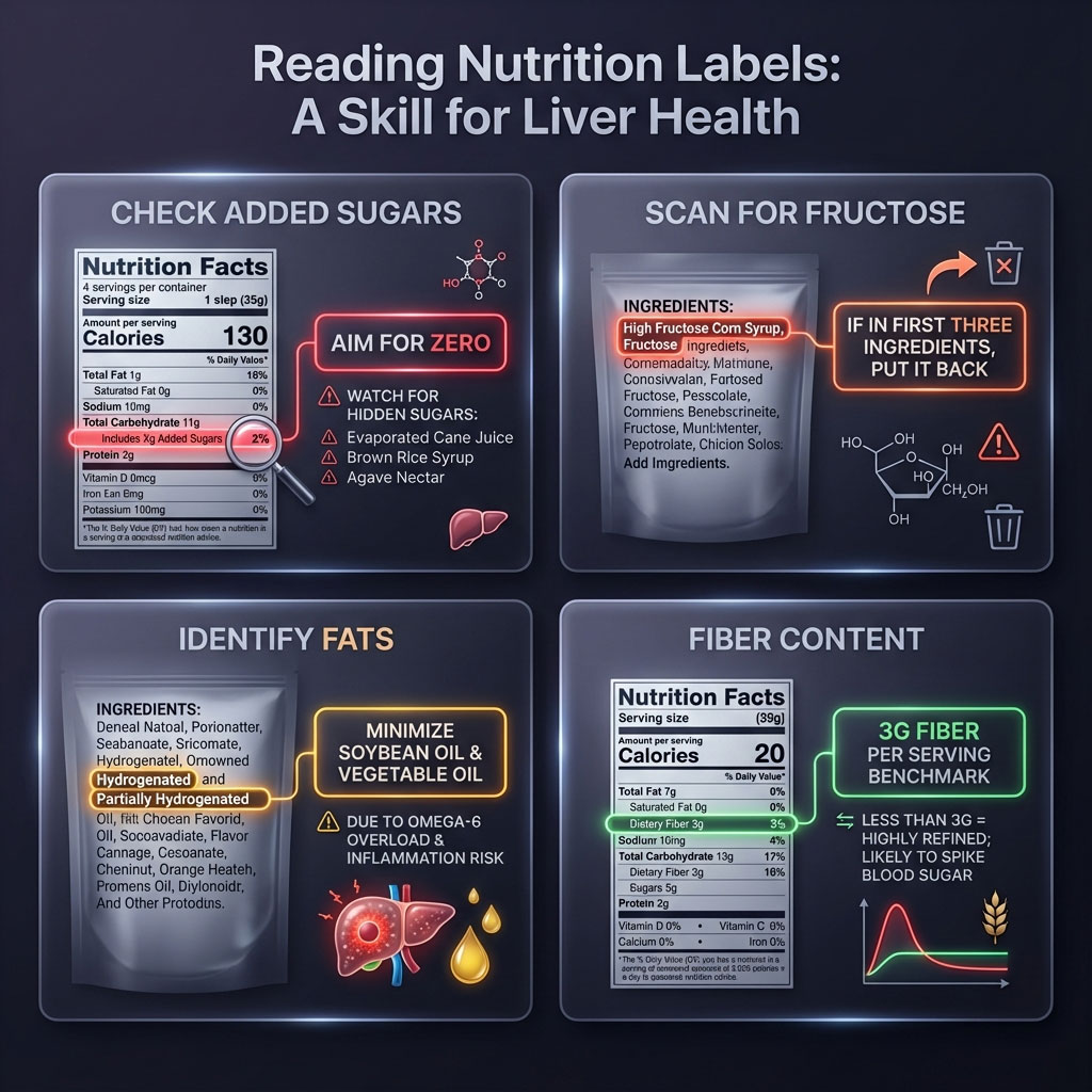 Reading Nutrition Labels: A Skill for Liver Health