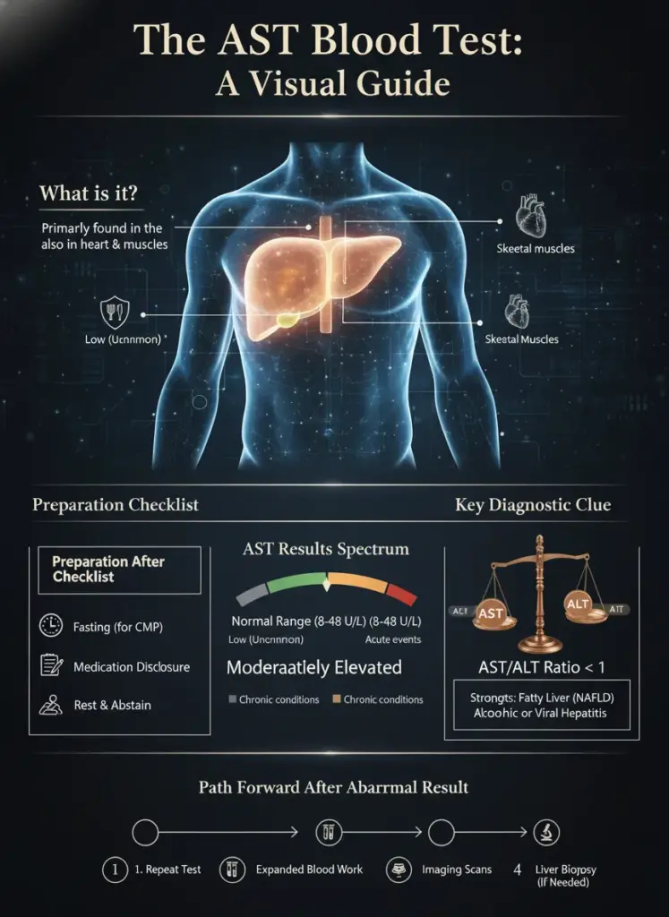 The AST Blood Test Infographic