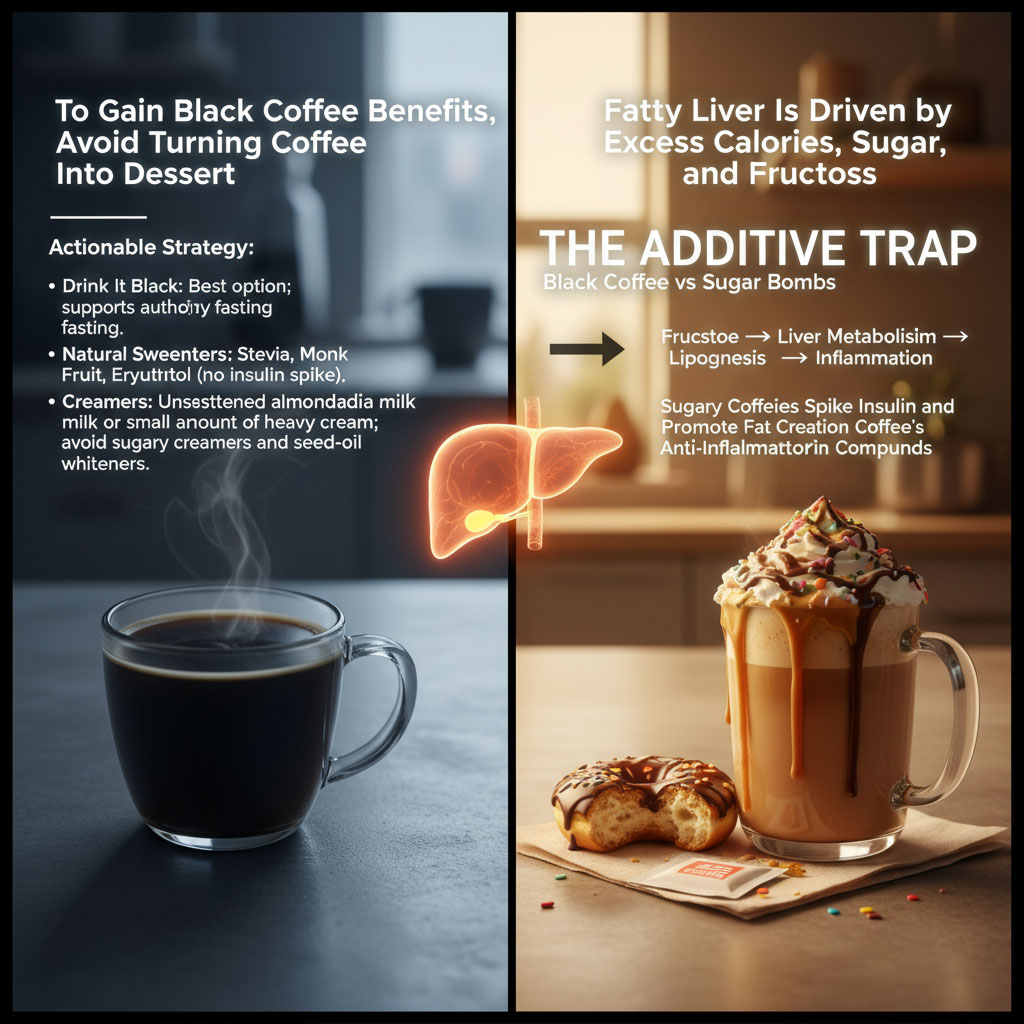 The Additive Trap: Black Coffee vs. Sugar Bombs