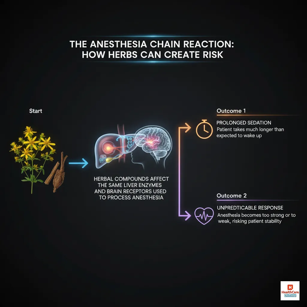 The Anesthesia Interaction Chain - Infographic