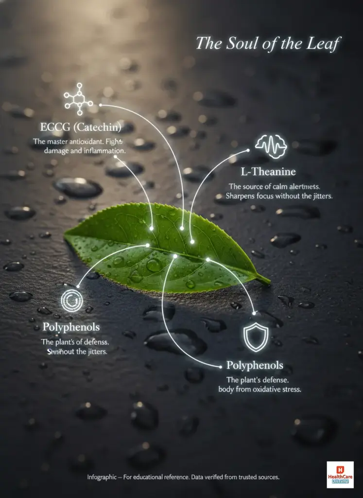 The Essence of Green Tea – Infographic