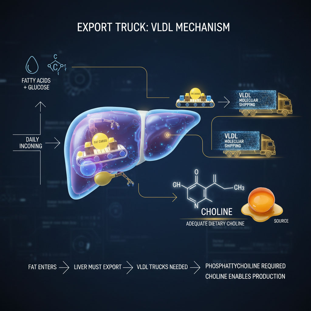 The "Export Truck" Mechanism: Understanding VLDL