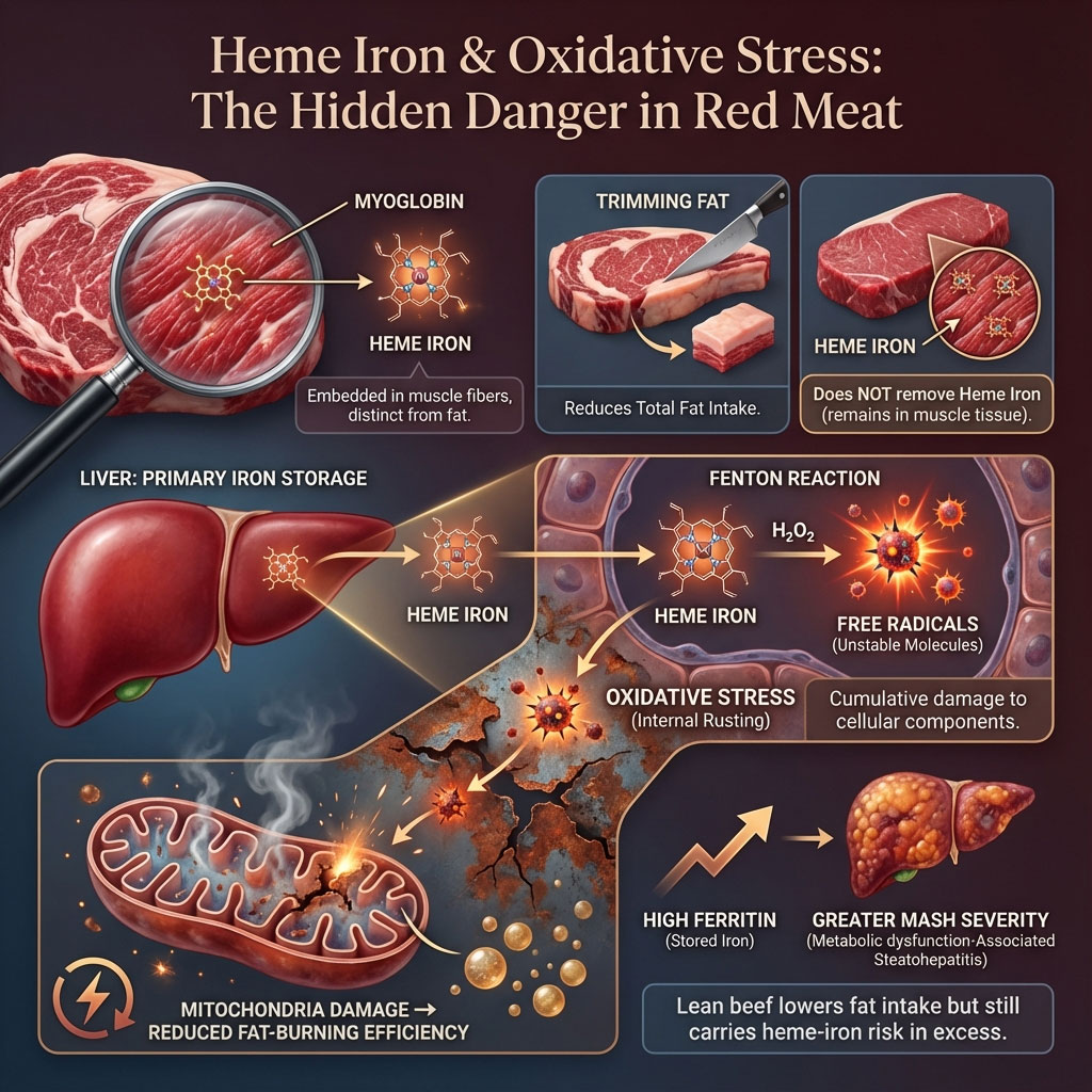 The Hidden Danger: Heme Iron and Oxidative Stress