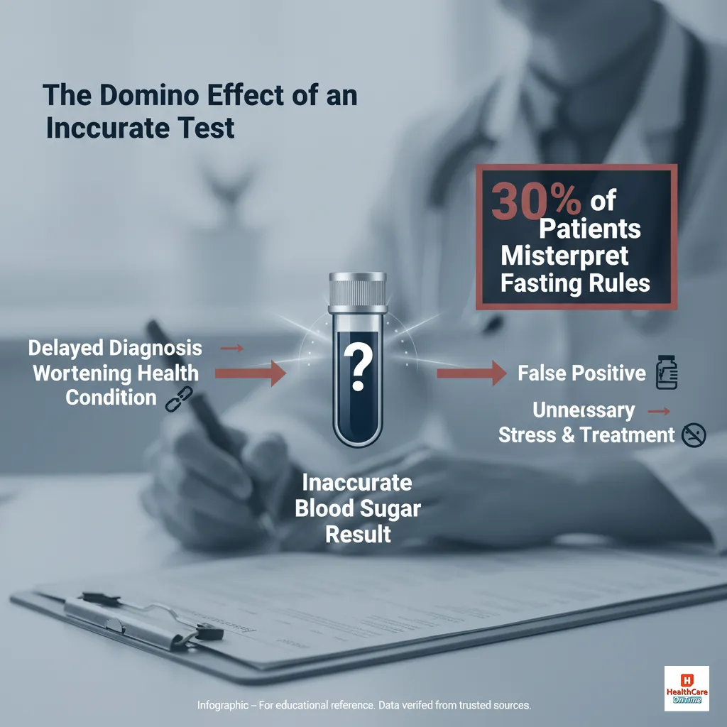 The Impact of Inaccurate Blood Sugar Test Results - Infographic