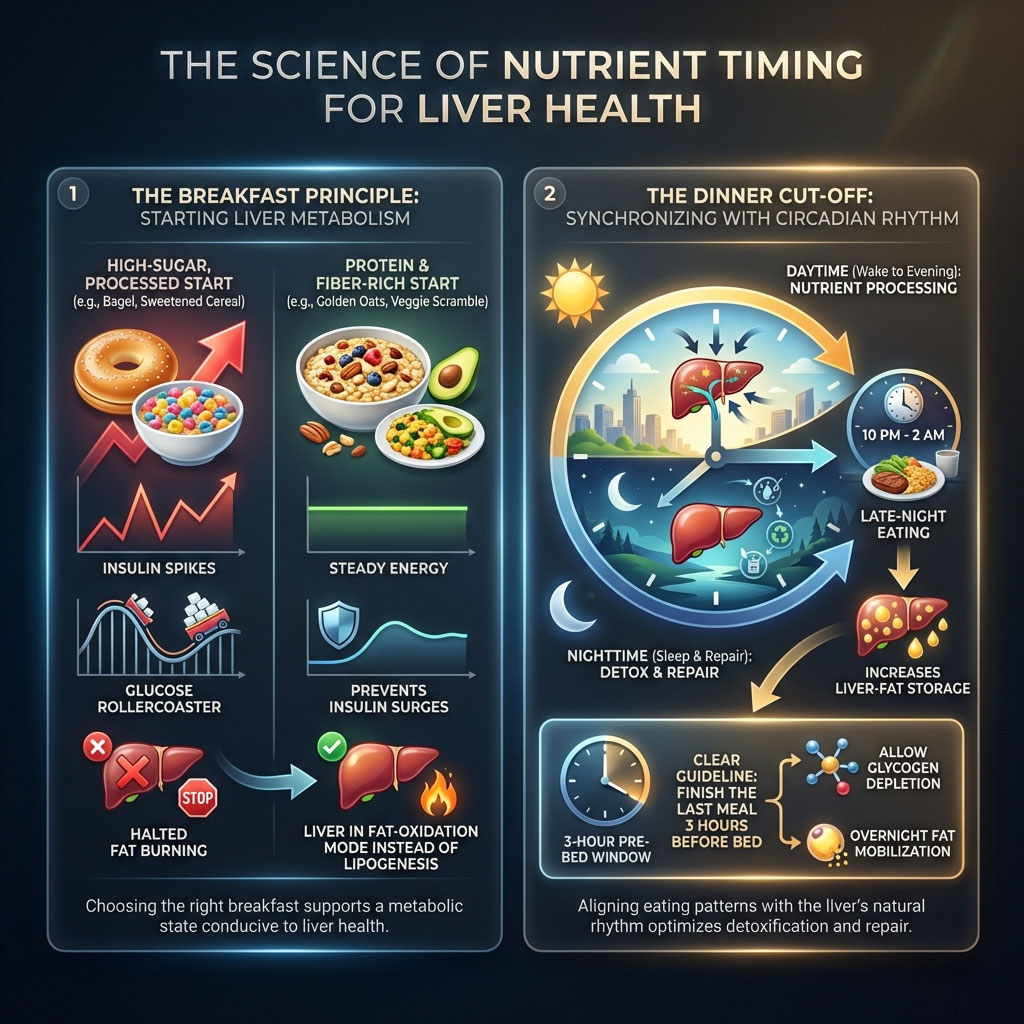 The Science of Nutrient Timing for Liver Health