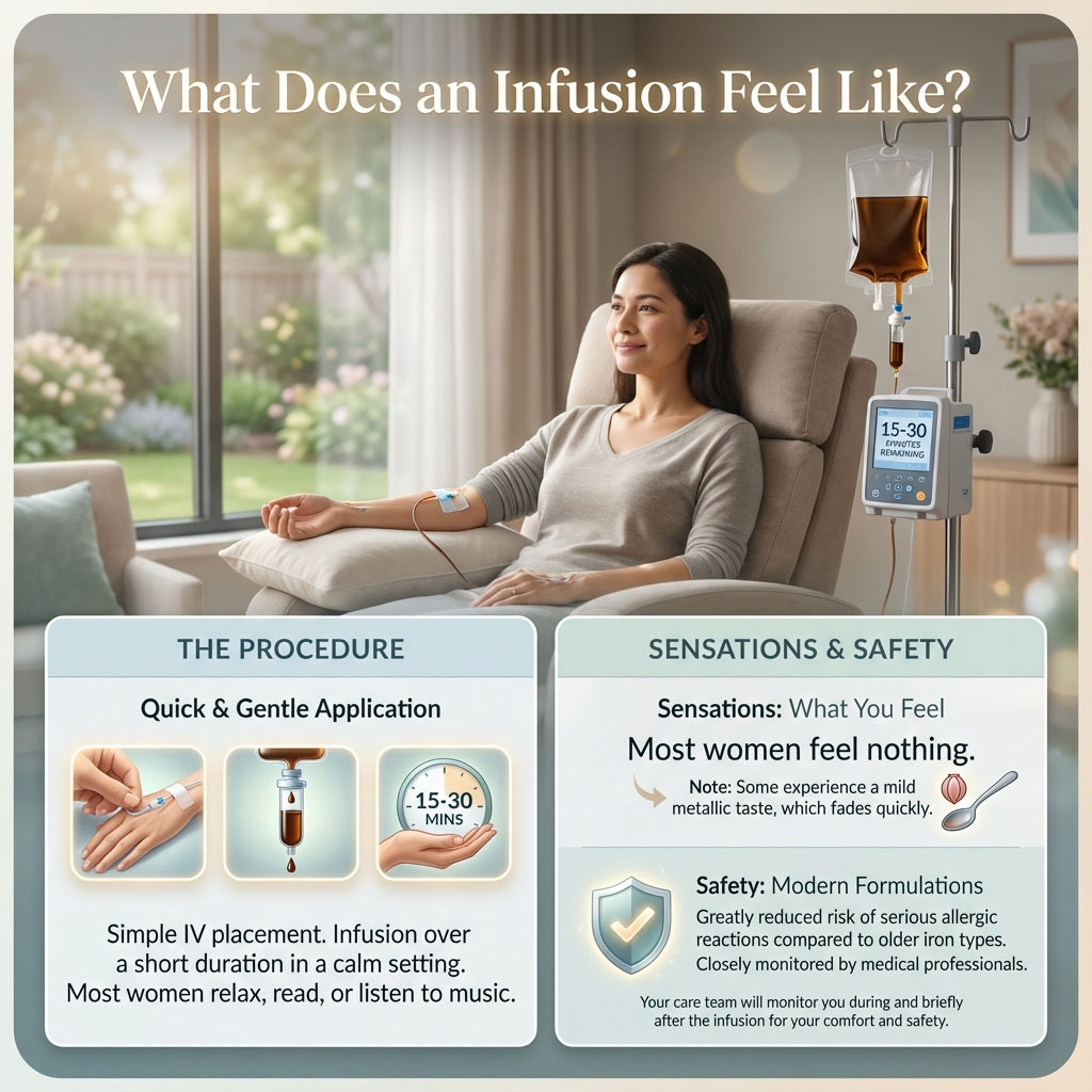What Does an Infusion Feel Like?