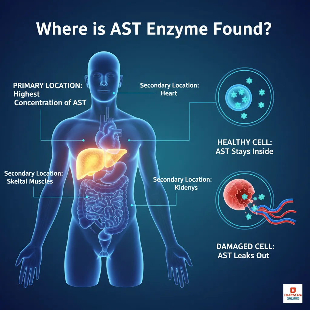 What is the AST Enzyme - Infographic