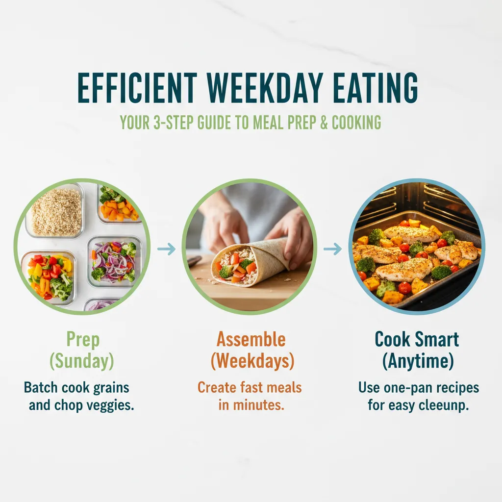 Your Easy Meal Prep Workflow - Infographic