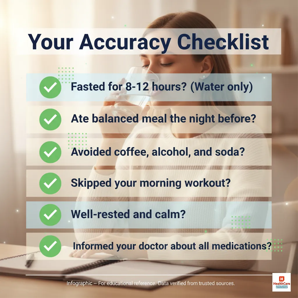 Your Final Pre-Test Accuracy Checklist - Infographic
