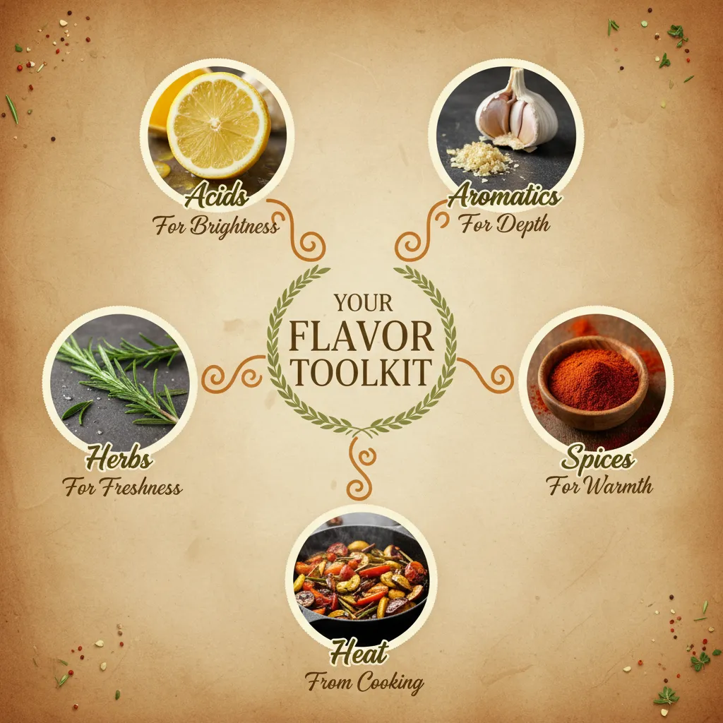 Your Salt-Free Flavor Toolkit - Infographic