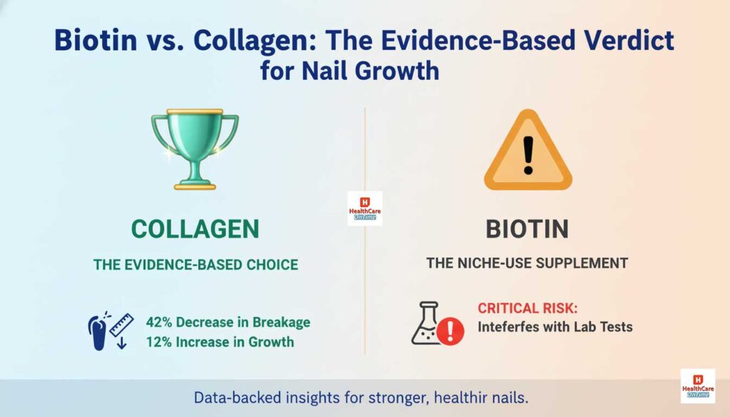 Biotin or Collagen: Which Works Better for Nail Growth?