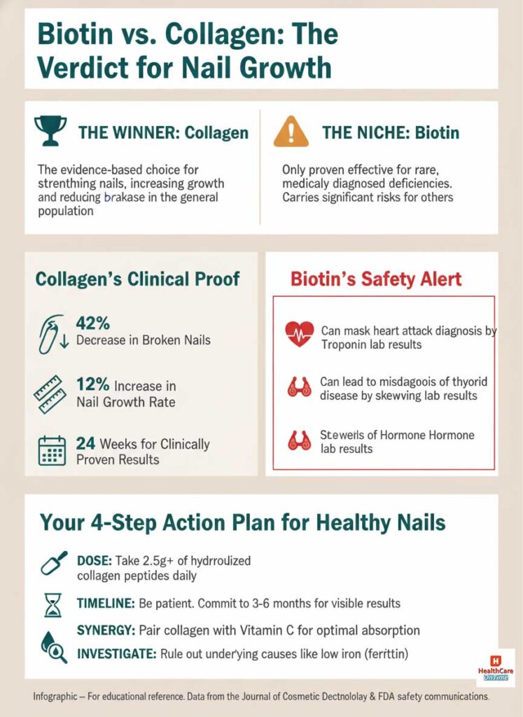 Biotin or Collagen: Which Works Better for Nail Growth?