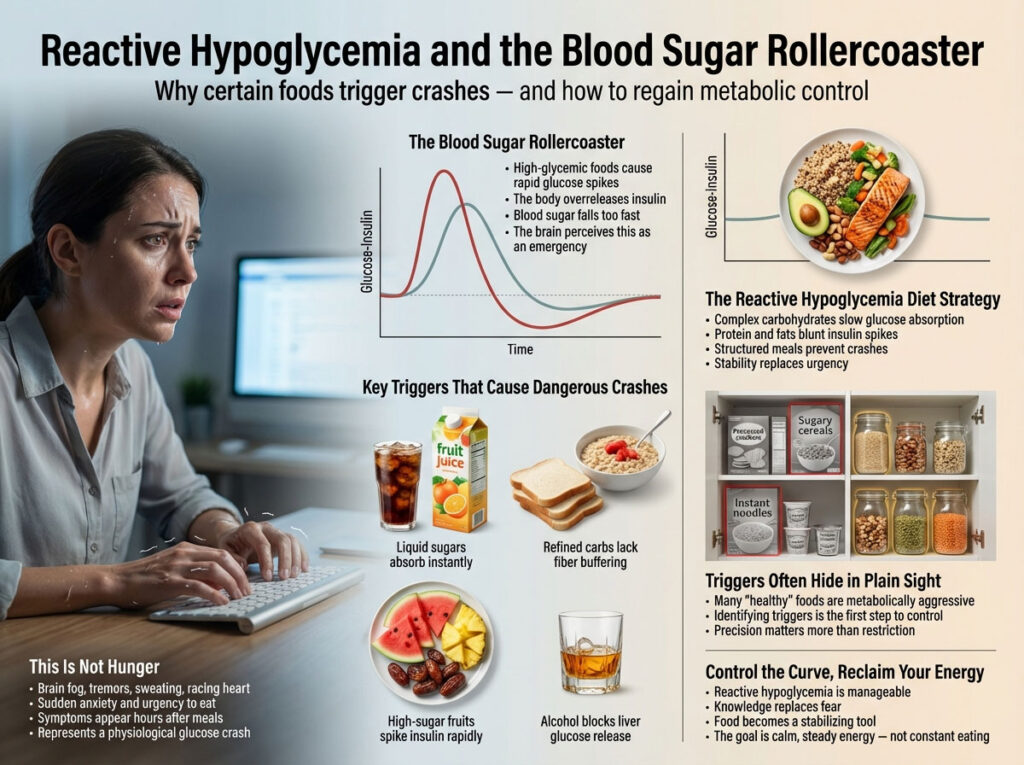 20 Foods & Fruits to Avoid With Low Blood Sugar (To Stop the Crash)