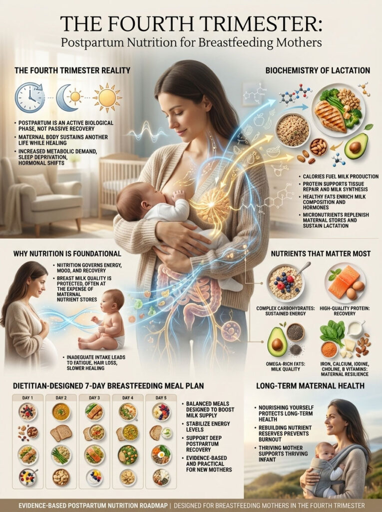 7-Day Breastfeeding Meal Plan to Boost Milk Supply, Energy & Recovery