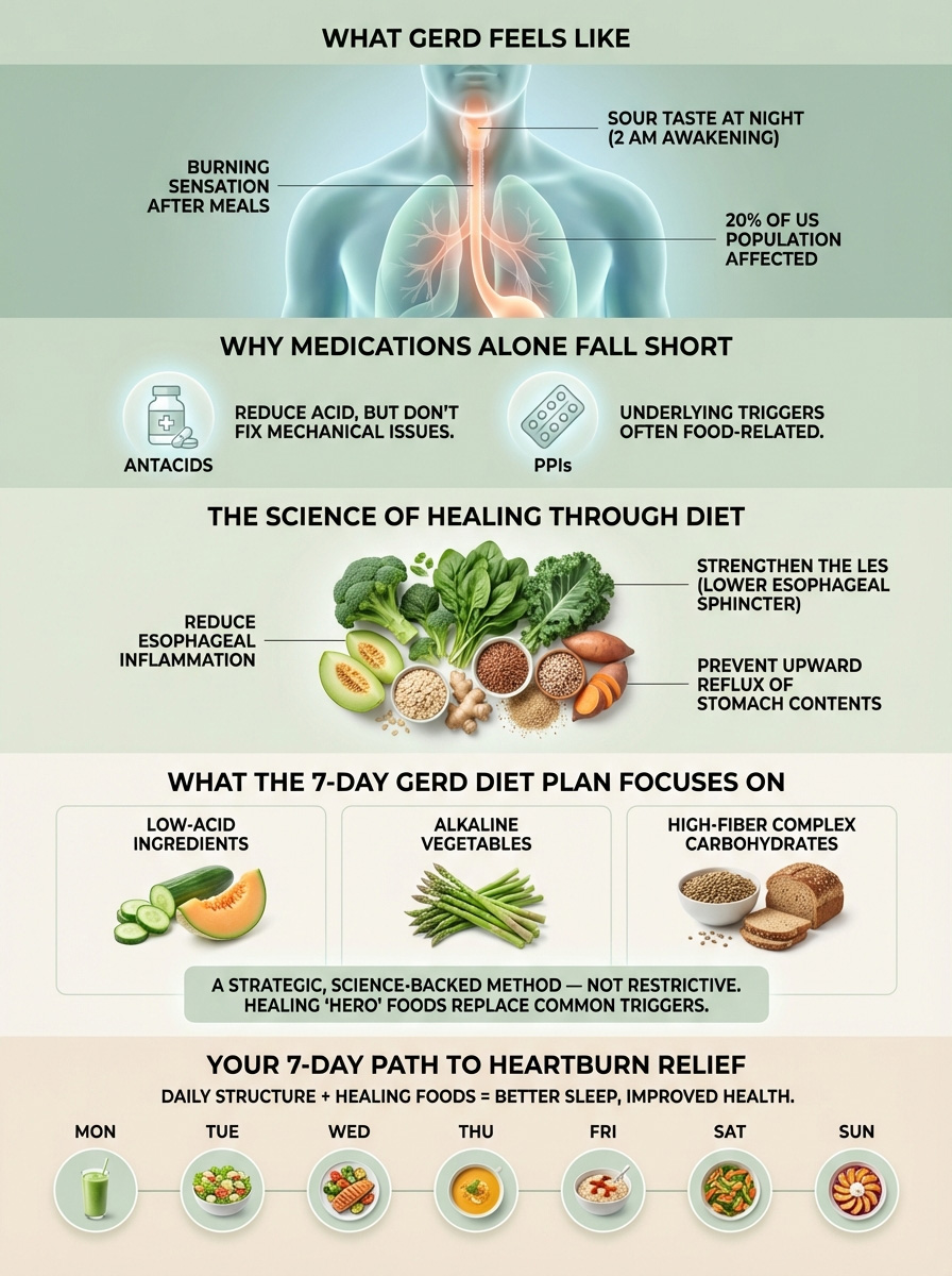 7-Day GERD Diet Plan: Easy Acid Reflux Diet Recipes for Relief ...