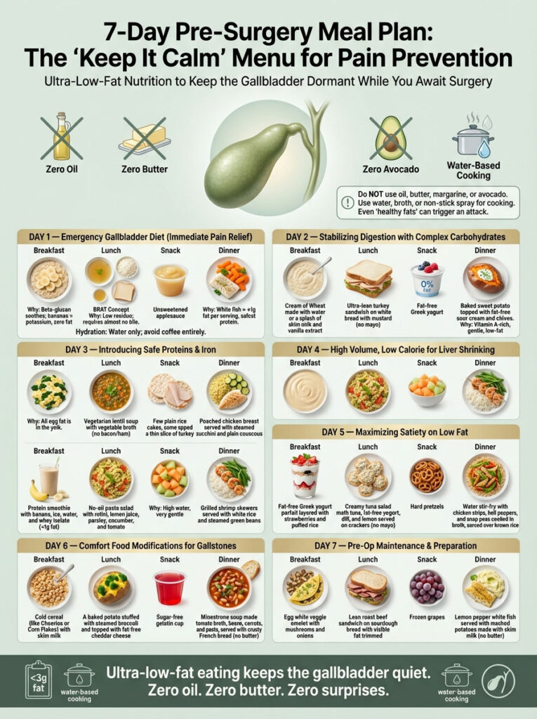 7-Day Pre-Surgery Meal Plan: The "Keep it Calm" Menu for Pain Prevention