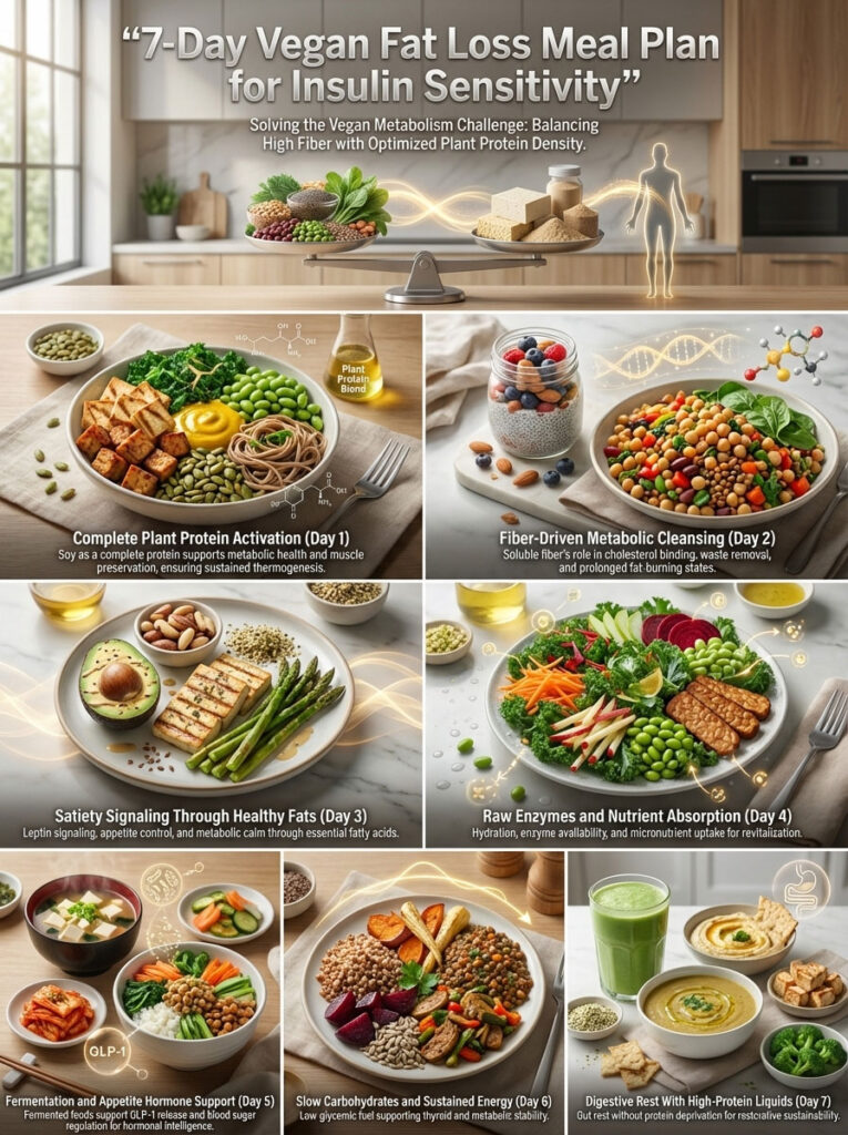 7-Day Vegan Fat Loss Meal Plan for Insulin Sensitivity