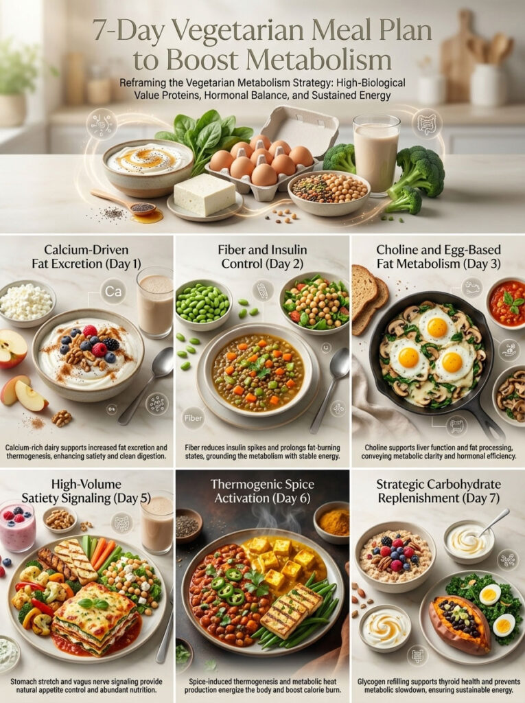7-Day Vegetarian Meal Plan to Boost Metabolism