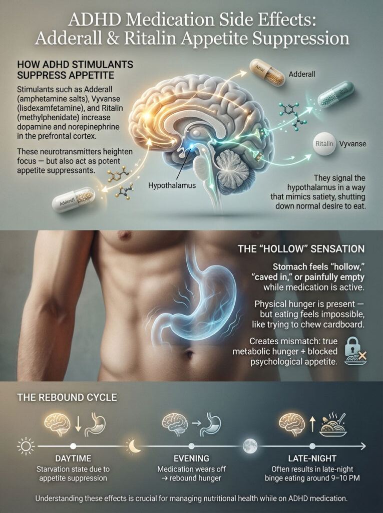 ADHD Medication Side Effects: Adderall and Ritalin Appetite Suppression