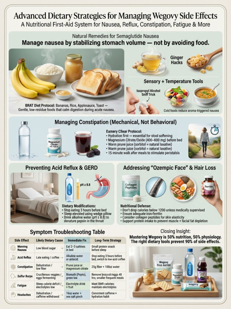 Advanced Dietary Strategies for Managing Wegovy Side Effects Like Nausea and Acid Reflux